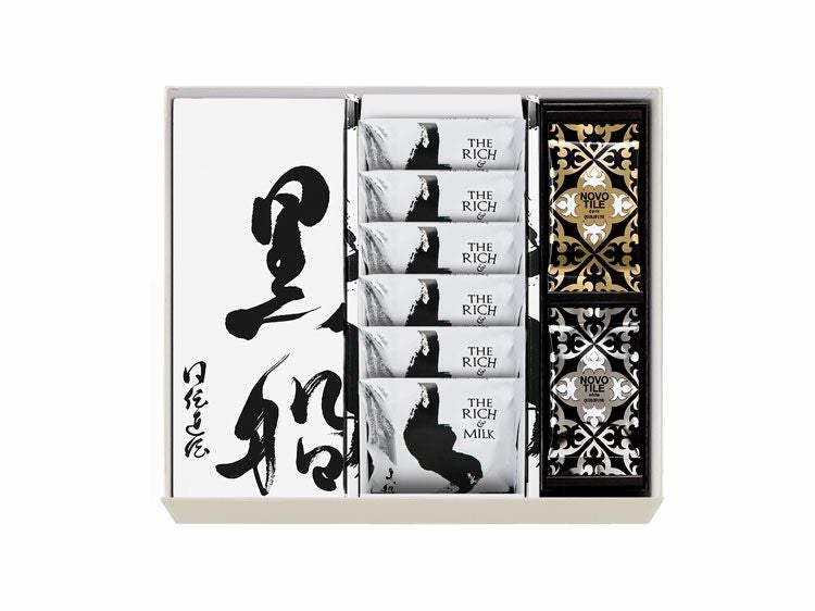 黒船カステラ・ザ リッチ アンド ミルク(6枚)・ノボタイル(12枚)の詰合せ