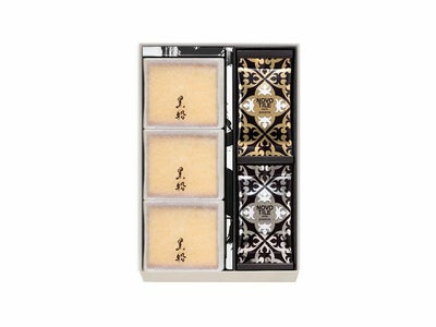 黒船カステラbebe(3個)・ノボタイル(12枚)の詰め合わせ