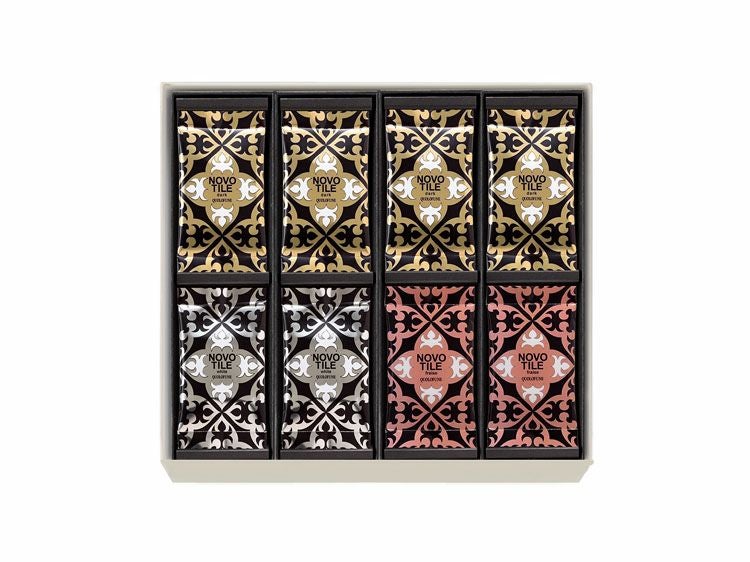 ノボタイル(ダーク・ホワイト)24枚・ノボタイル(ダーク・フレイズ)24枚の詰合せ