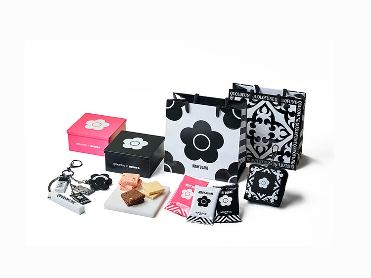 QUOLOFUNE × MARY QUANT ノボタイル缶（ダーク・ホワイト